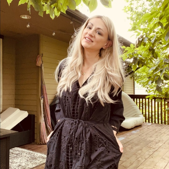 Free people vintage voile dress size medium lowest price - Picture 3 of 7